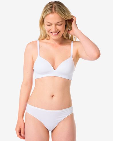 string femme sans coutures microfibre blanc - 1000002256 - HEMA