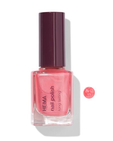 langhoudende nagellak 106 sparky blush - 11240906 - HEMA