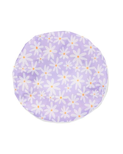 bonnet de douche lilas &agrave; fleurs - 11880069 - HEMA