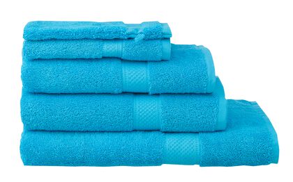 serviettes de bain - qualité épaisse aqua aqua - 1000015177 - HEMA
