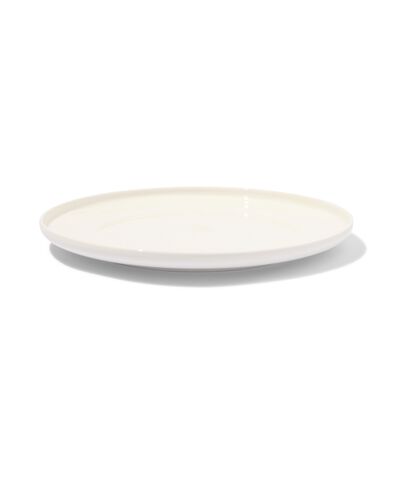 assiette plate - 26 cm - Rome - new bone - blanche - 9602042 - HEMA
