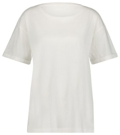 Damen-T-Shirt weiß - 1000023921 - HEMA