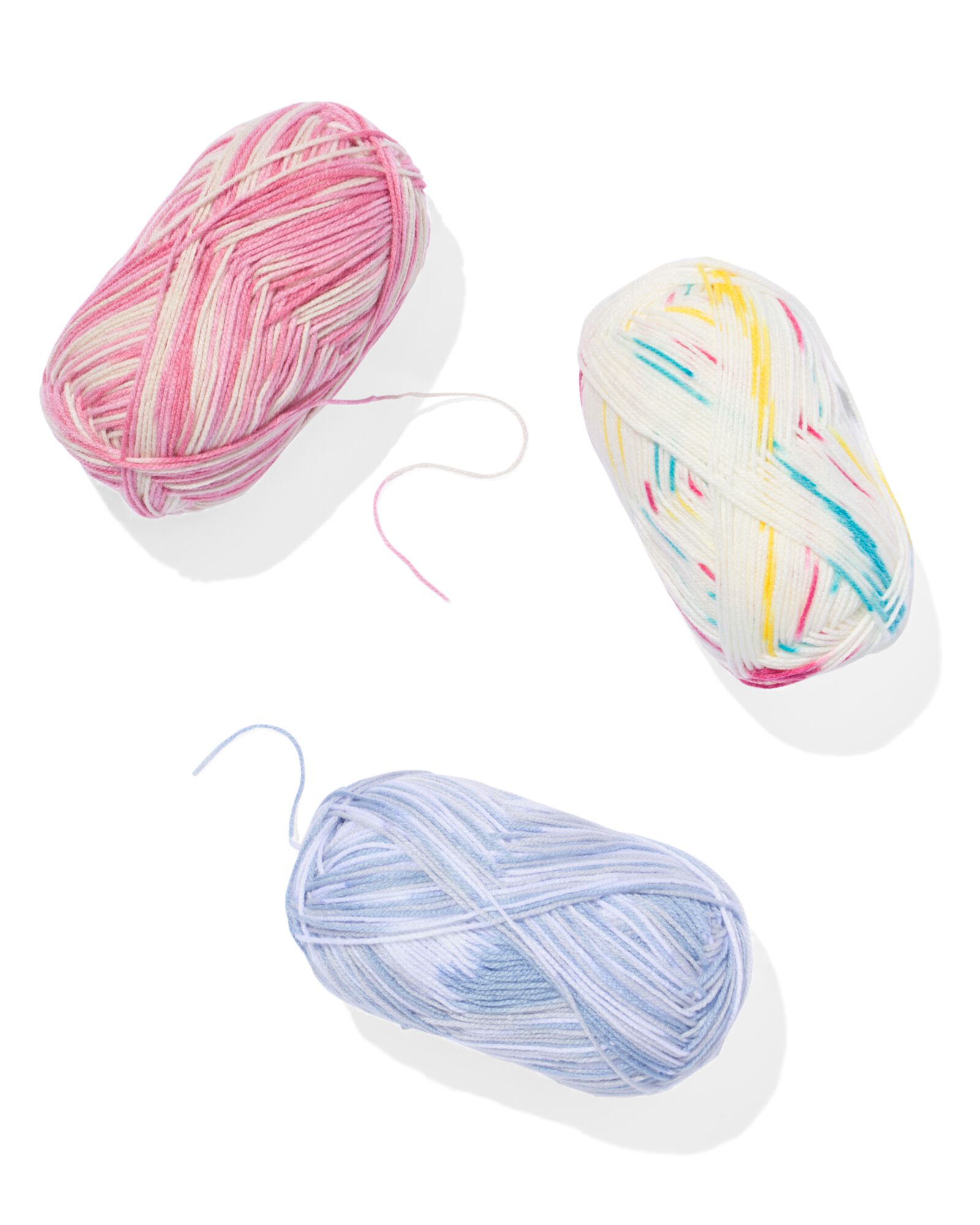 Acrylgarn, rosameliert, 100 g, 250 m - 60760011 - HEMA