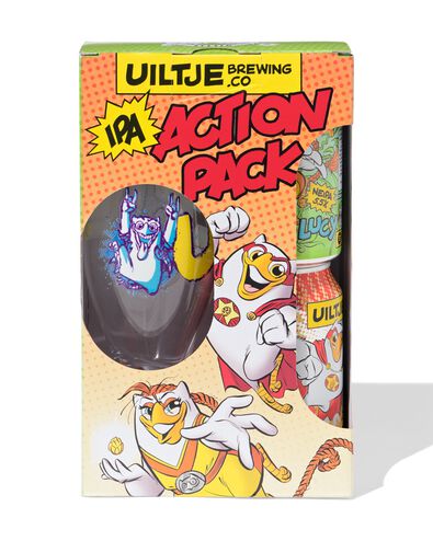 Uiltje bierpakket met glas - 17450930 - HEMA