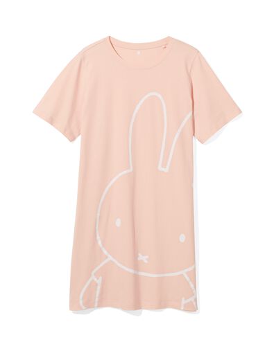 chemise de nuit femme Miffy coton pêche pêche - 23490063PEACH - HEMA
