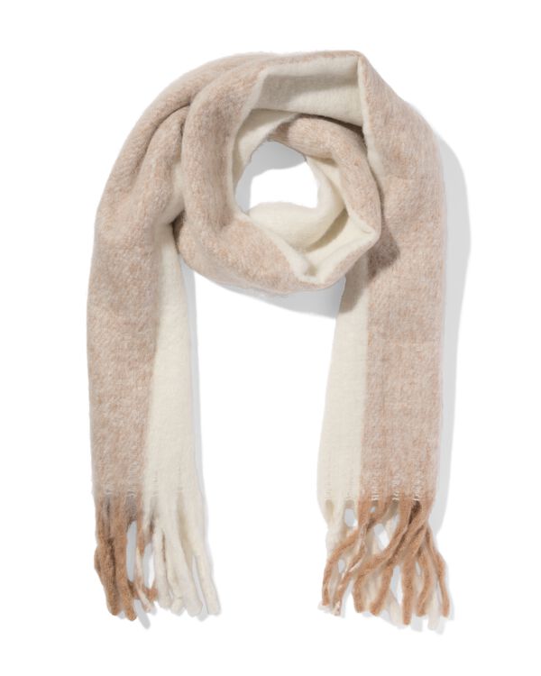 &eacute;charpe femme 35x200cm beige - 16451116 - HEMA