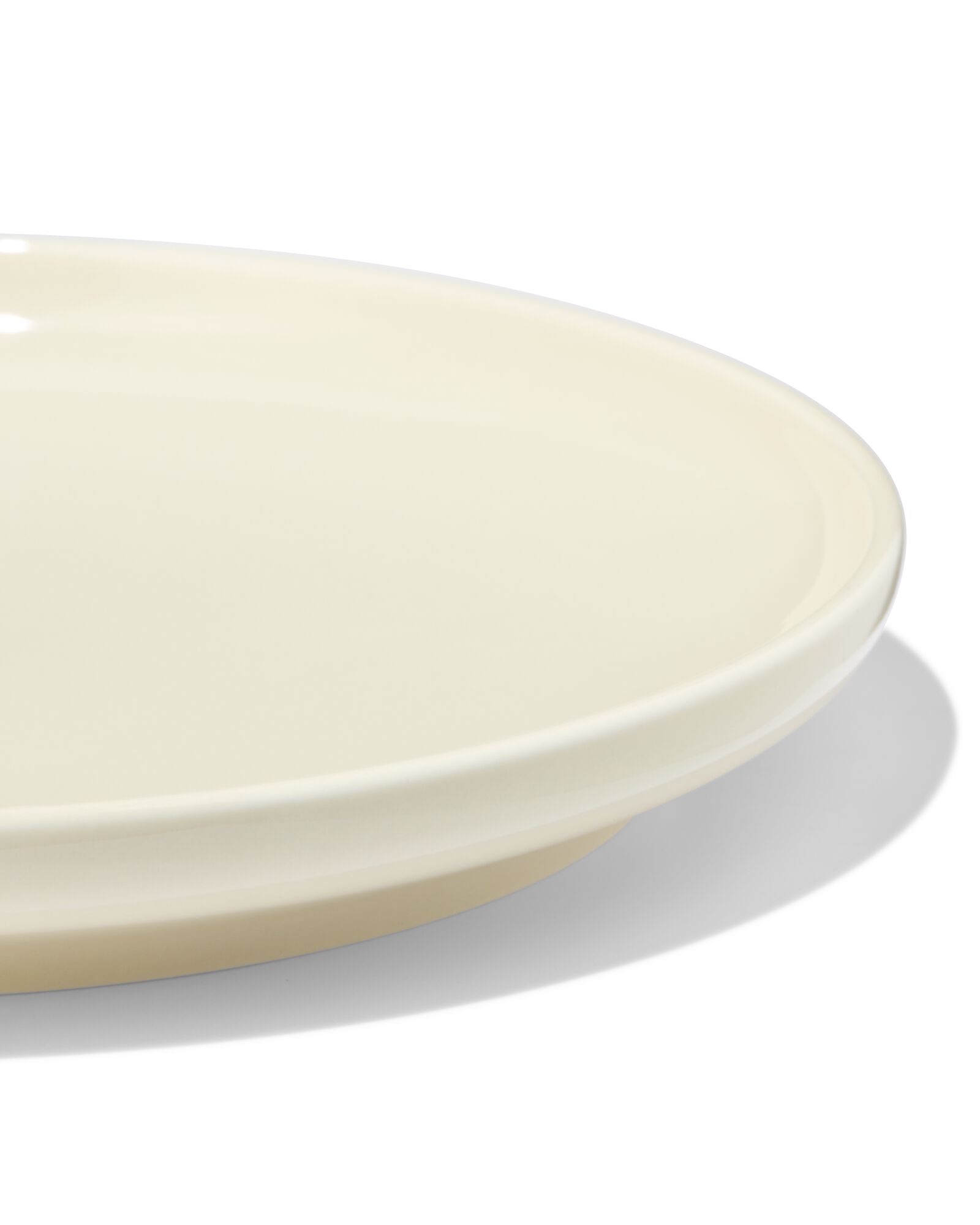 assiette &agrave; g&acirc;teau ⌀16.5cm KNAP new bone jaune - 9650313 - HEMA