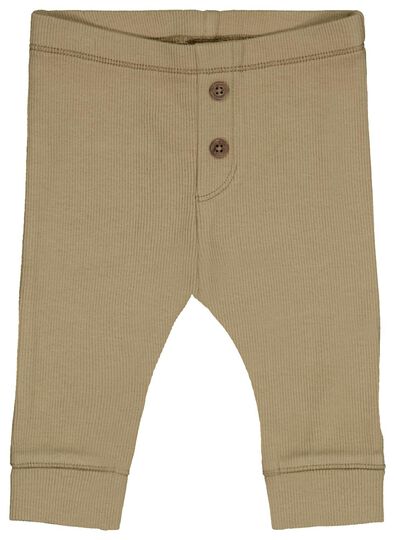 Newborn-Set, Shirt mit Leggings, elastische Baumwolle beige - 1000024480 - HEMA