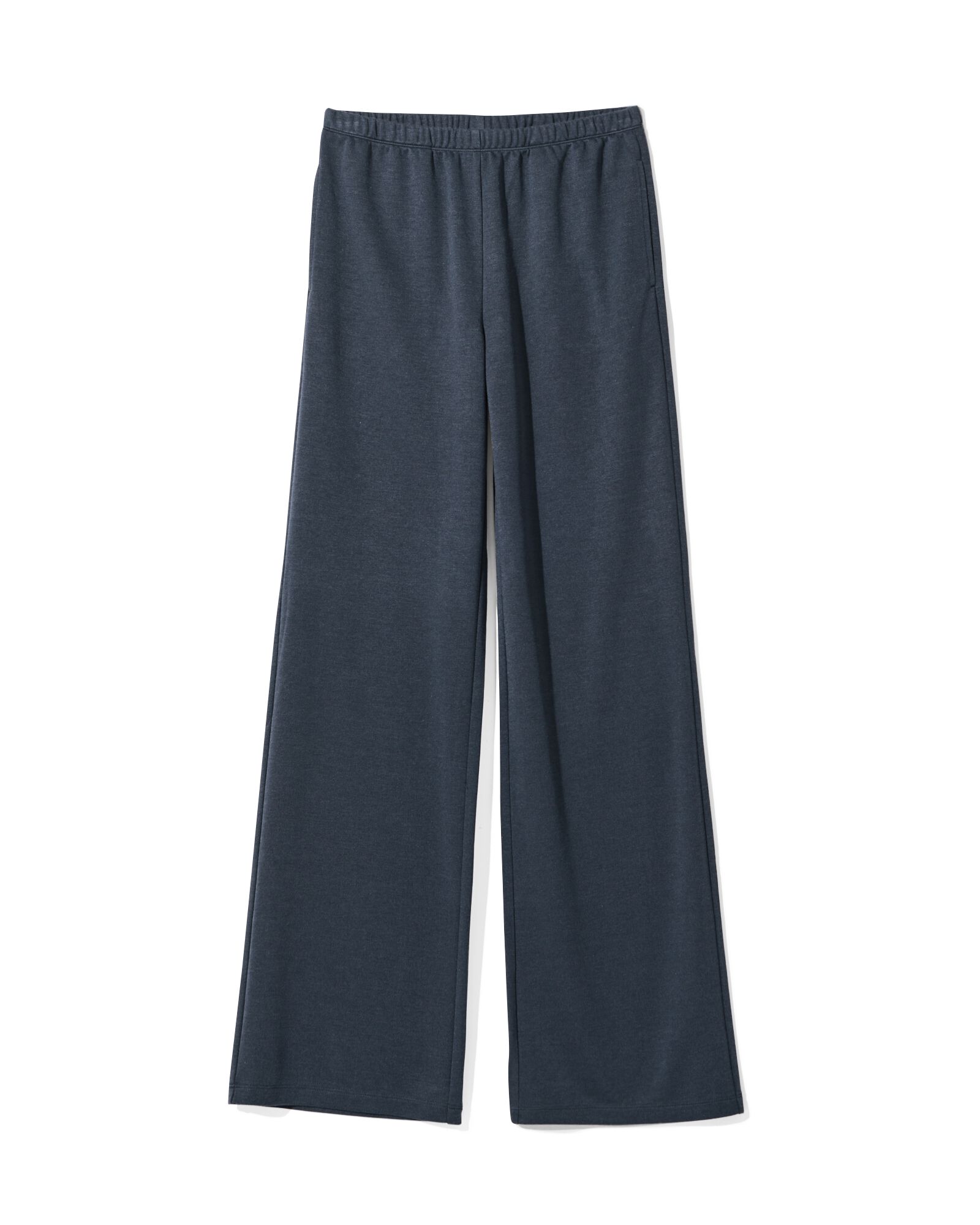 damesbroek Wendy wide leg donkerblauw