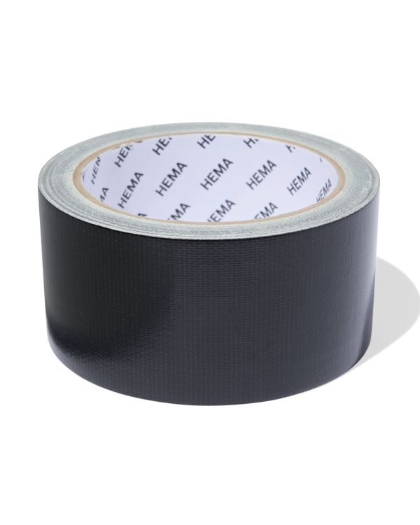 ducttape 10mx5cm waterdicht zwart - 81000091 - HEMA
