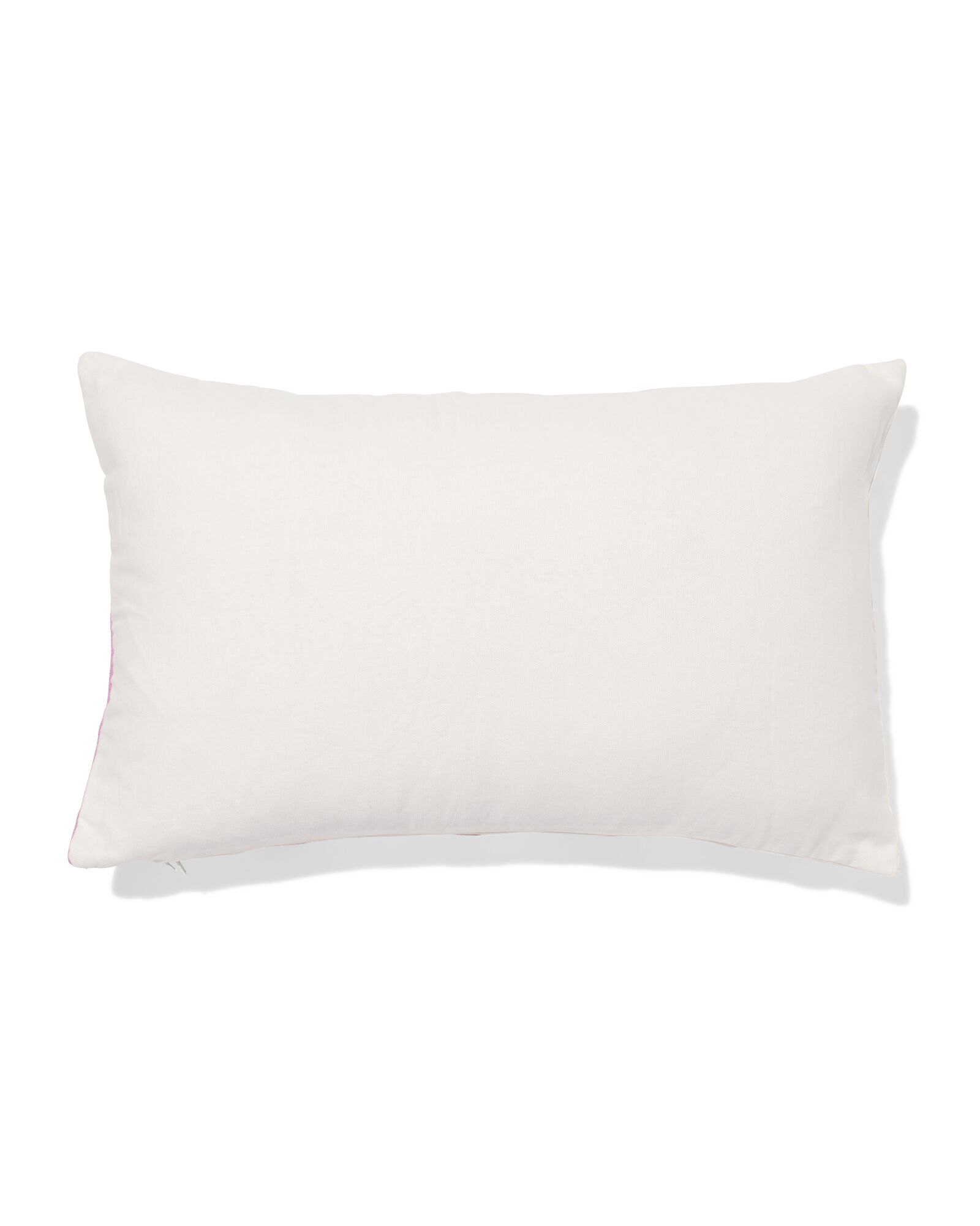 housse de coussin 50x30cm velours rayures rose - 7325155 - HEMA