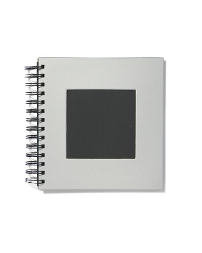 album photos avec fen&ecirc;tre 19x18 gris - 14633321 - HEMA