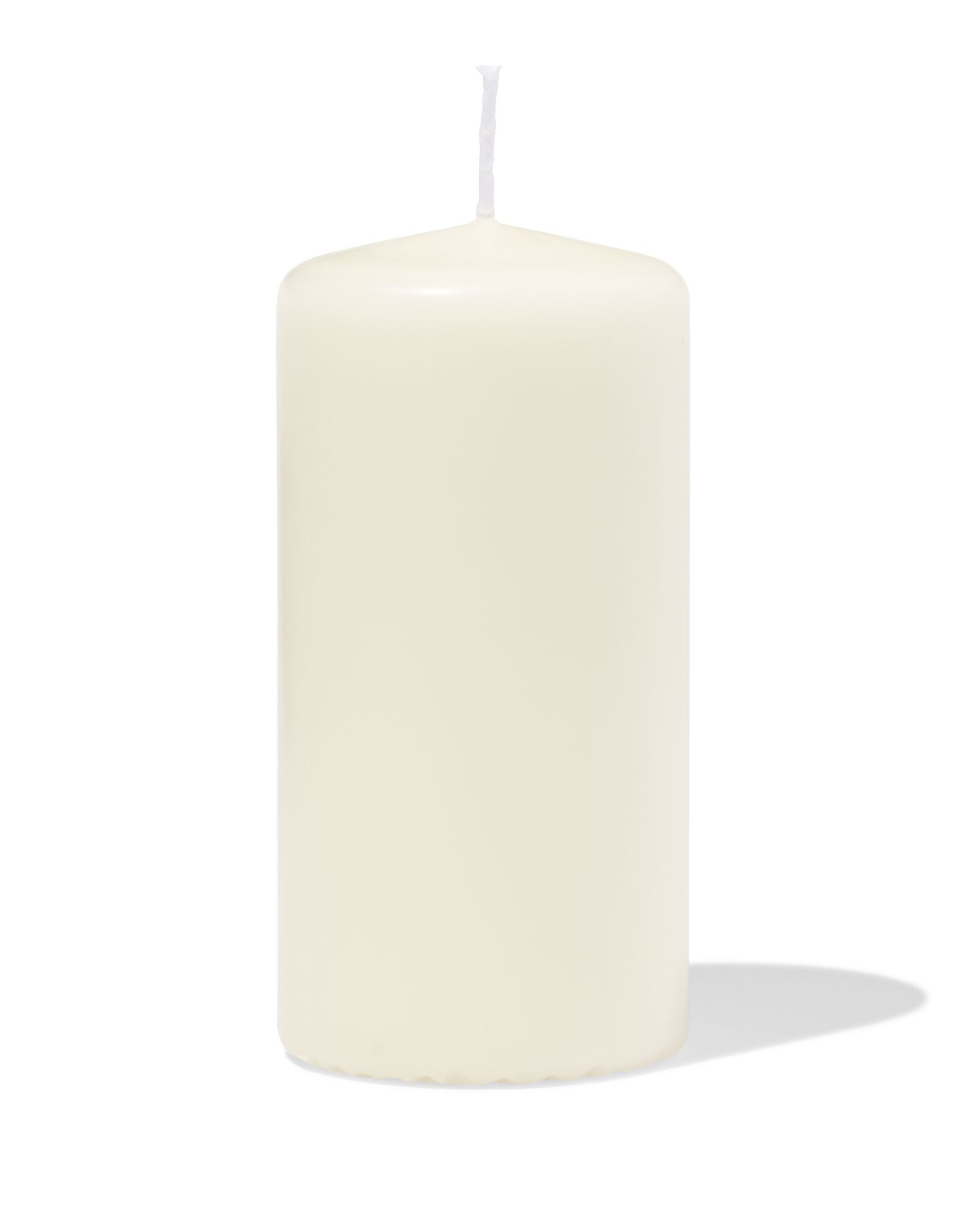 bougie cylindrique ⌀7x14cm ivoire ivoire 7 x 14 - 13509048 - HEMA