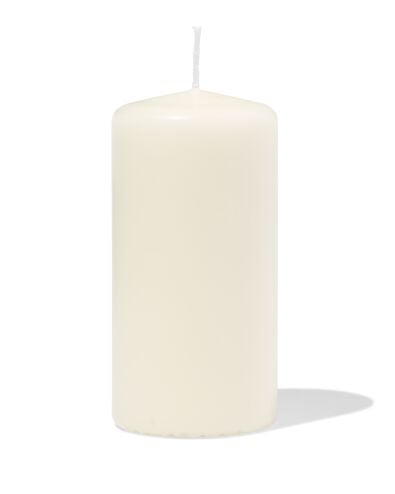 bougie cylindrique ⌀7x14cm ivoire ivoire 7 x 14 - 13509048 - HEMA