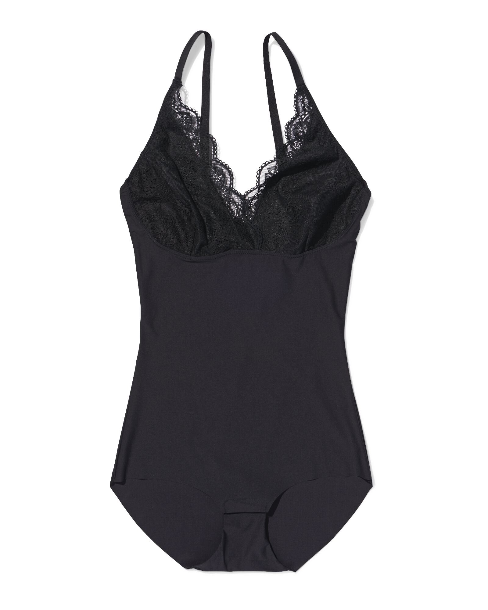 body femme gainant medium avec dentelle noir noir - 21500432BLACK - HEMA