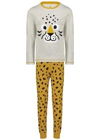Kinder-Pyjama, Leopard graumeliert graumeliert - 1000024684 - HEMA