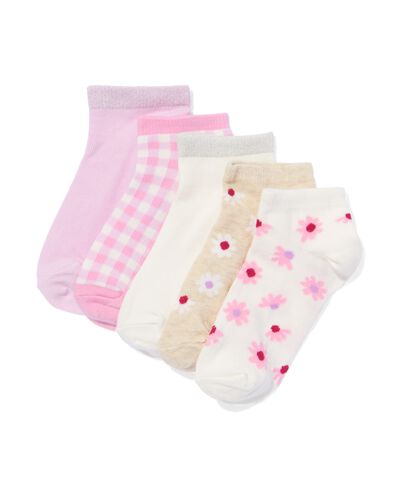 5 paires de socquettes enfant avec coton - 4340281 - HEMA
