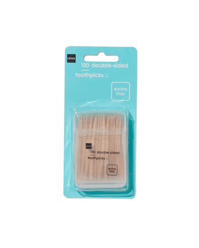tandenstokers extra dun - 120 stuks - 11133332 - HEMA