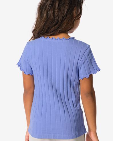 kinder T-shirt paars - 30816302PURPLE - HEMA