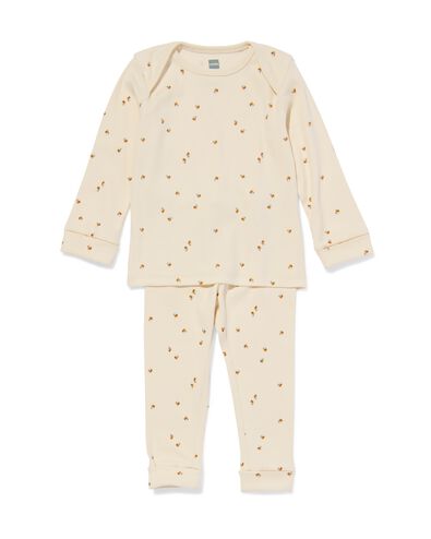 pyjama b&eacute;b&eacute; &eacute;volutif abeille blanc cass&eacute; - 33367740OFFWHITE - HEMA