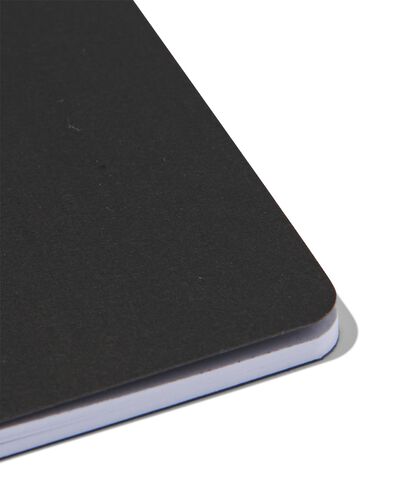 3er-Pack Hefte, schwarz, DIN A6, liniert - 14102924 - HEMA
