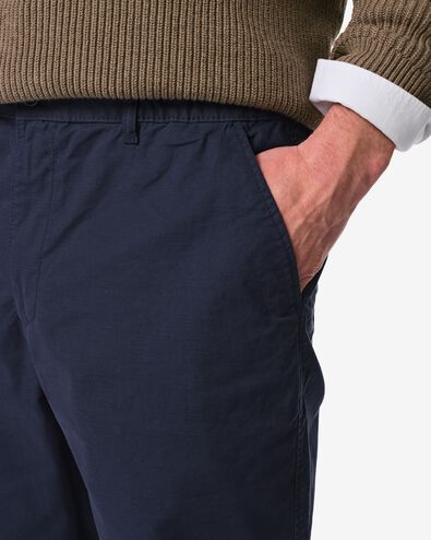 herenbroek Bas donkerblauw donkerblauw - 2170540DARKBLUE - HEMA