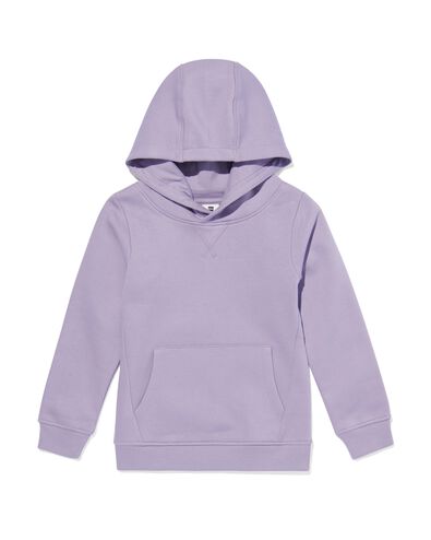 Kinder-Sweatshirt mit Kapuze violett 122/128 - 30777832 - HEMA