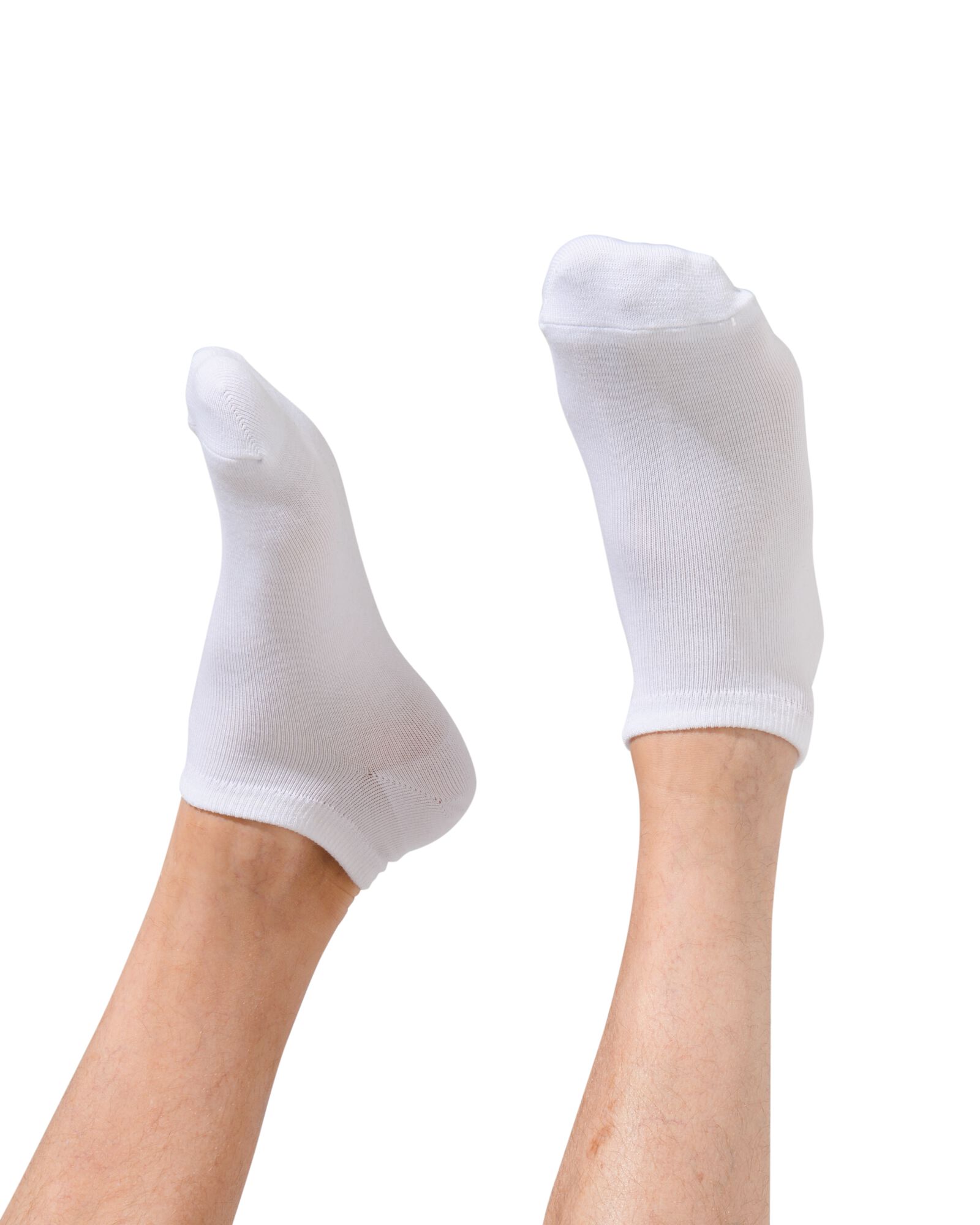 2 paires de socquettes homme avec bambou blanc - 1000012488 - HEMA