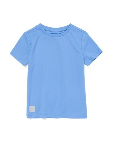kindersportshirt blauw blauw - 30600054BLUE - HEMA
