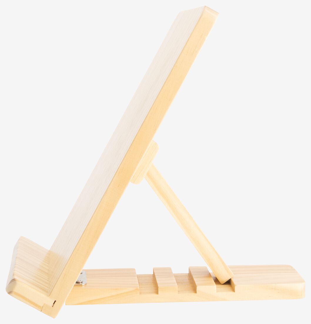 tablethouder hout 24cm - 39600301 - HEMA