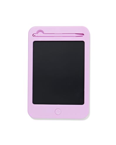 tablette &agrave; dessin LCD 15x27cm lilas - 15900003 - HEMA