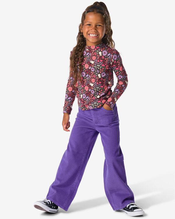Kinderhose aus Kord violett violett - 30833727PURPLE - HEMA