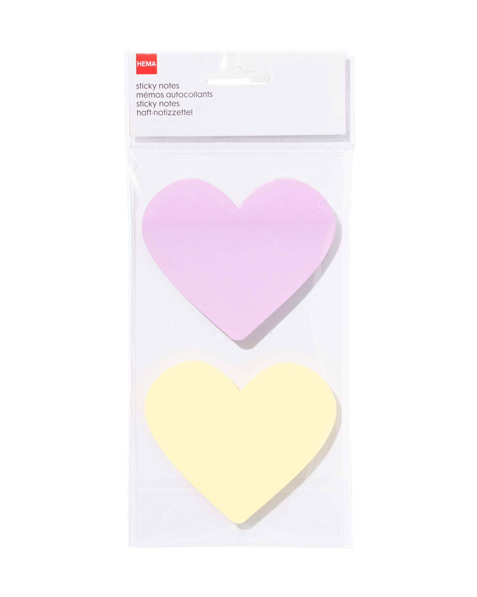 2 blocs de m&eacute;mos autocollants coeurs - 14120202 - HEMA