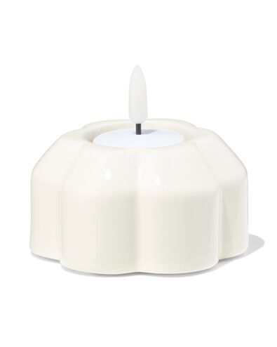 photophore S c&eacute;ramique fleur cr&egrave;me - 13325032 - HEMA