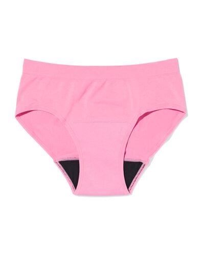 culotte hipster menstruelle sans coutures absorption l&eacute;g&egrave;re rose - 19602605PINK - HEMA