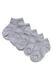 5 paires de socquettes enfant gris chiné 27/30 - 4379717 - HEMA