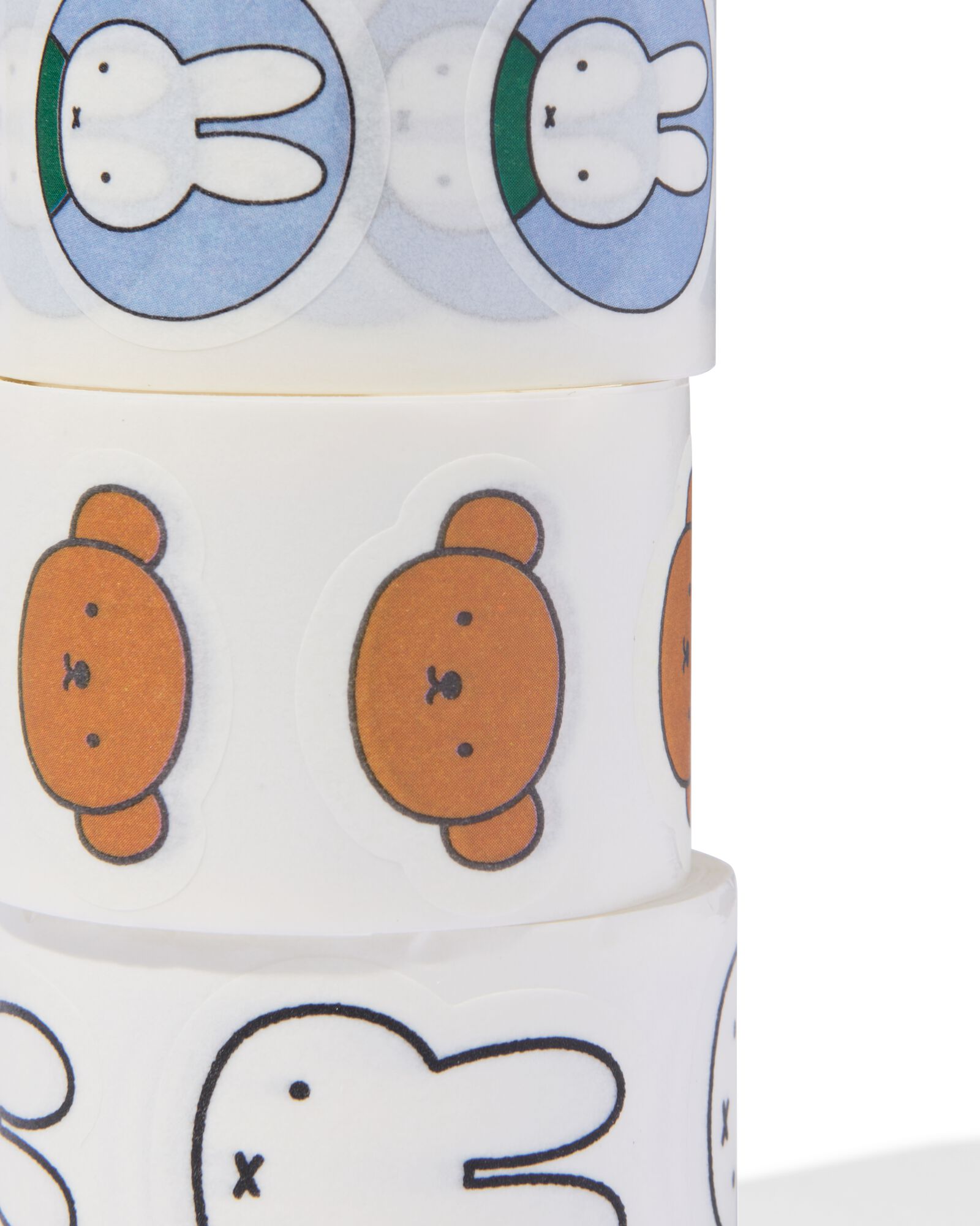 3 rouleaux d&rsquo;autocollants Miffy - 14970055 - HEMA