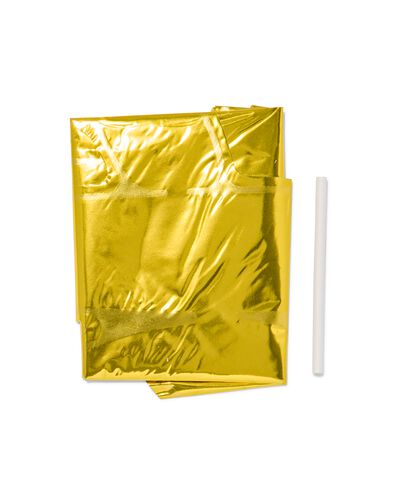 ballon aluminium happy birthday 30cm dor&eacute; - 14250357 - HEMA