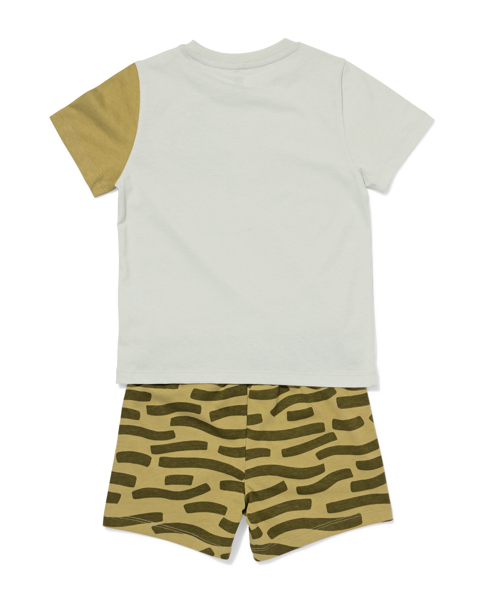 pyjacourt enfant tigre vert clair vert clair - 23001260LIGHTGREEN - HEMA