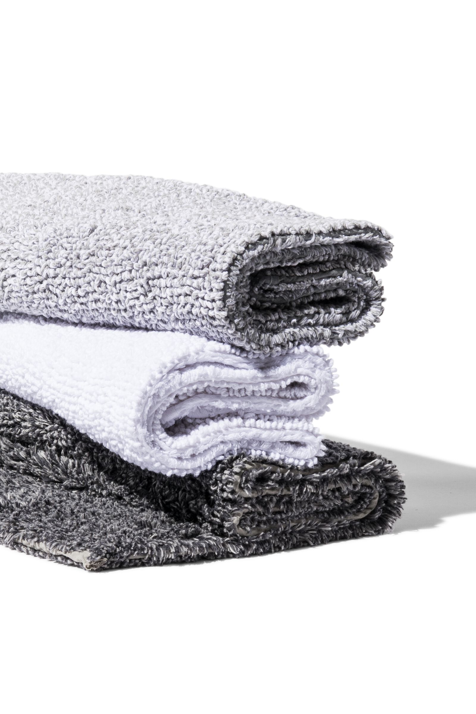 tapis de bain - 50 x 85 cm - qualité hôtel très douce - gris clair - 5210002 - HEMA