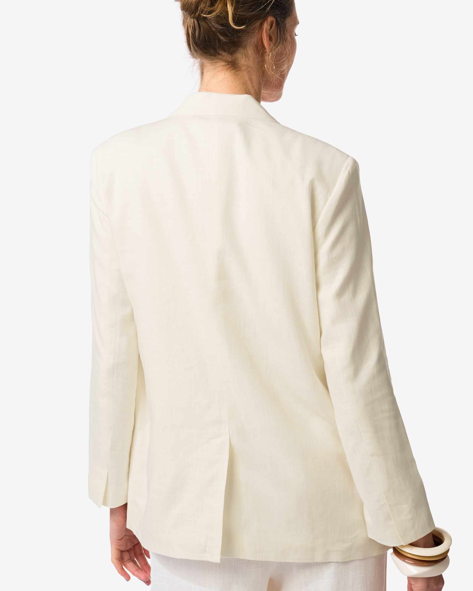 blazer femme Isla blanc blanc - 36208620WHITE - HEMA