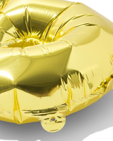 ballon aluminium chiffre 3 30cm dor&eacute; - 14260024 - HEMA