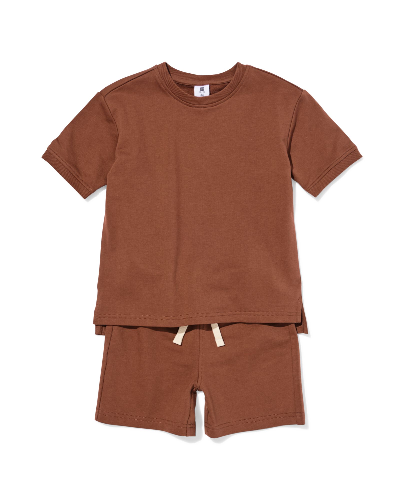 ensemble de v&ecirc;tements enfants &agrave; coupe classique en molleton marron marron - 30715819BROWN - HEMA
