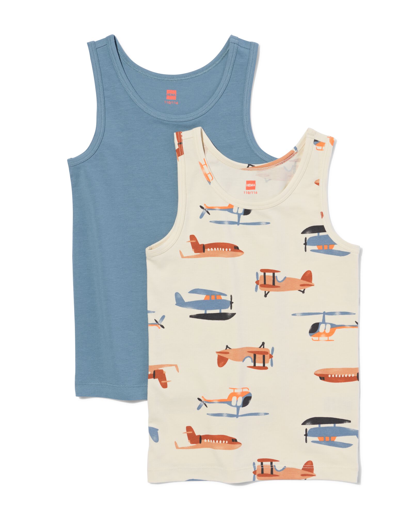 d&eacute;bardeurs coton extensible enfant avion - lot de 2 blanc cass&eacute; blanc cass&eacute; - 19230060OFFWHITE - HEMA