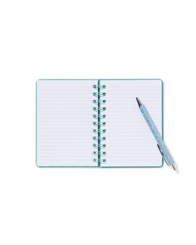 notitieboek A6 gelinieerd lichtgroen - 14120122 - HEMA