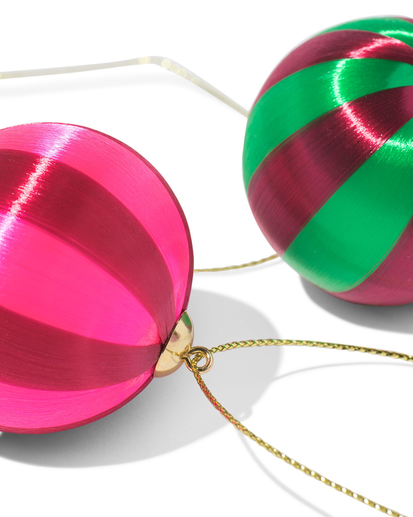 Christbaumkugeln, Set, 4,4 cm, Satin &ndash; 6 St&uuml;ck - 25100217 - HEMA