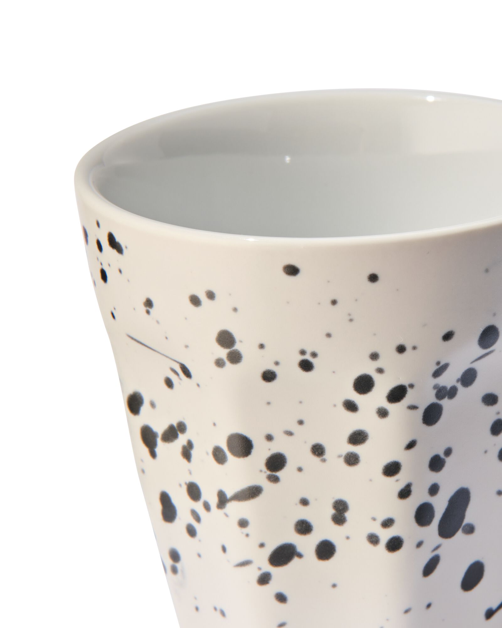 tasse &agrave; expresso 90 ml Mirabeau blanc &eacute;claboussures - 9602204 - HEMA