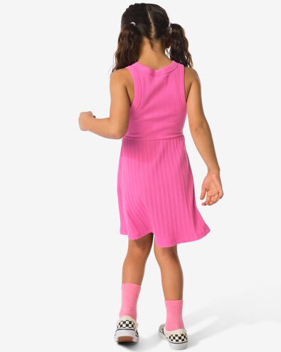 robe enfant trap&egrave;ze c&ocirc;tel&eacute;e rose fonc&eacute; rose fonc&eacute; - 30849117DARKPINK - HEMA