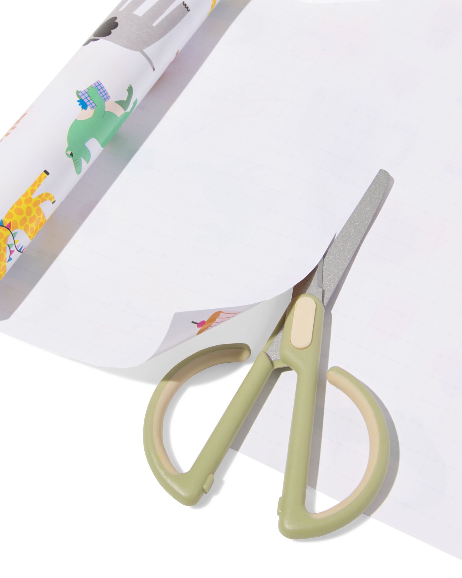 Geschenkpapier, 70&nbsp;&times;&nbsp;200 cm, extra stark, Partytiere - 14710346 - HEMA