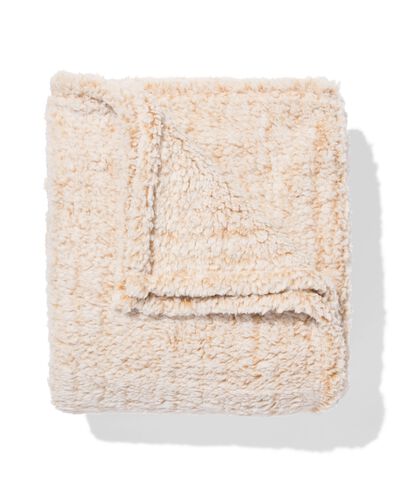 plaid 130x150cm nounours marron - 7325157 - HEMA